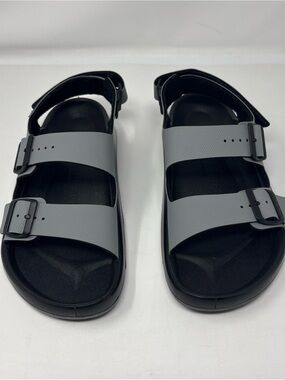 Birkenstock Mogami Terra Birlo-Flor Whale Gray Sandals Size M 9, W 11, EU 42